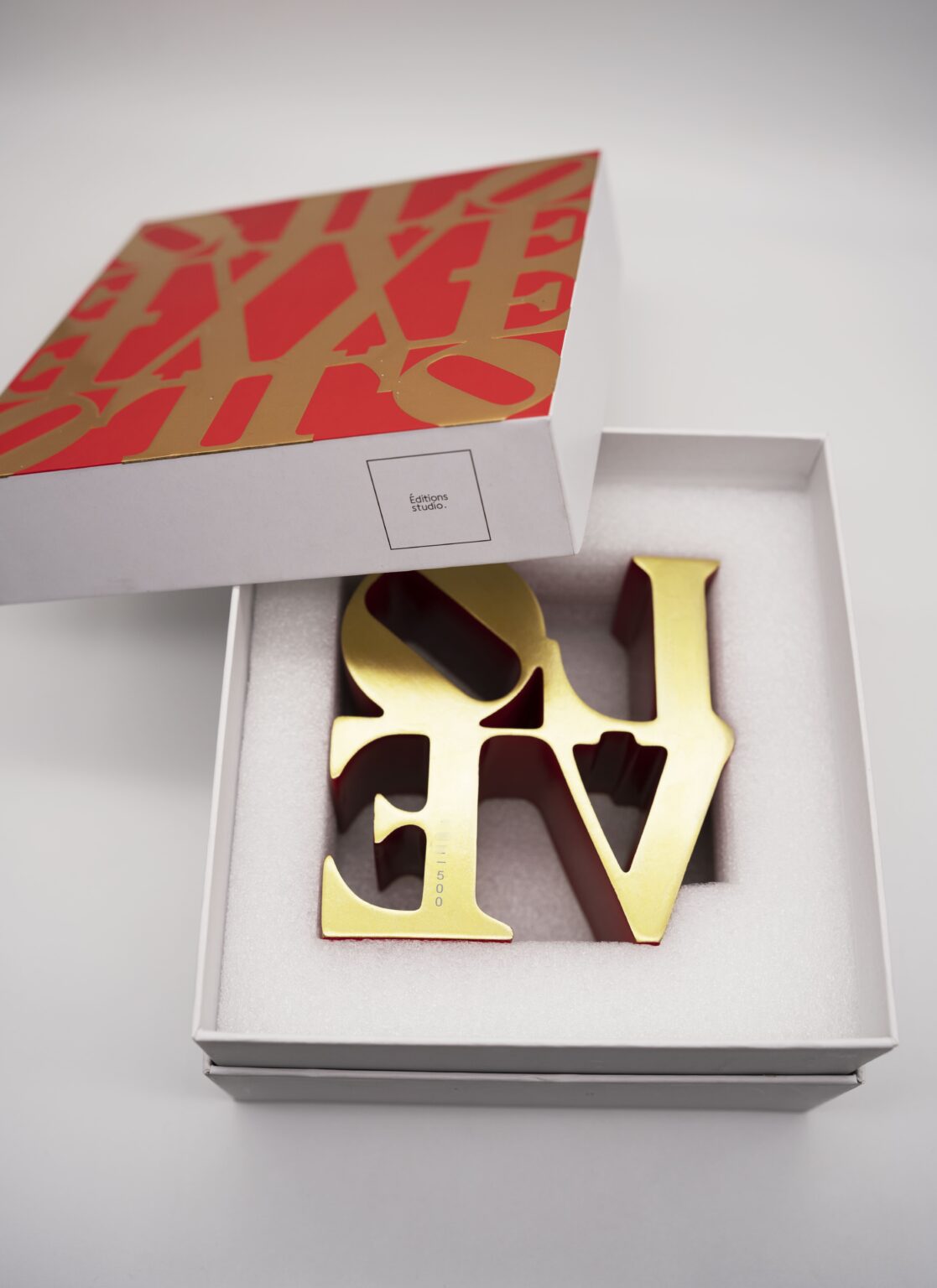 Love Red/Gold - Robert Indiana