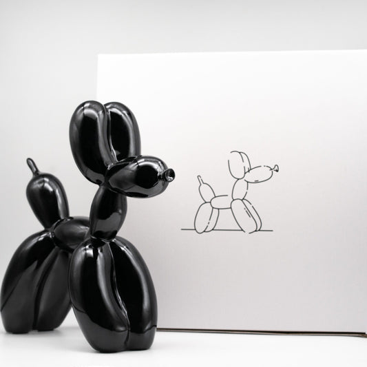 Balloon Dog Black- Éditions Studio