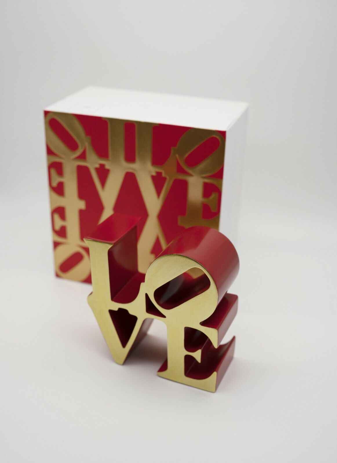 Love Red/Gold - Robert Indiana