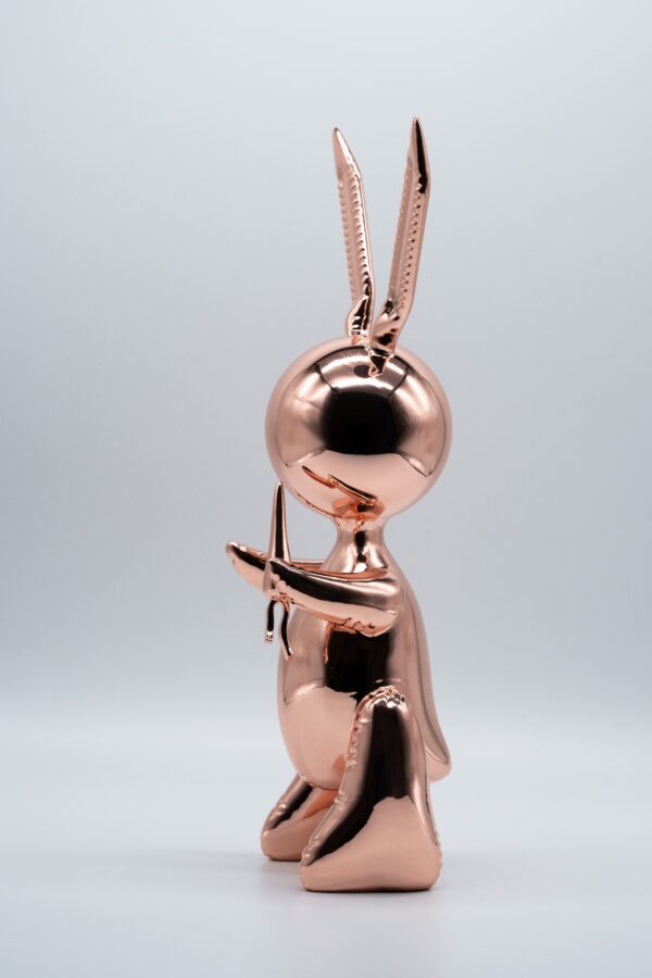 Balloon Rabbit XL Rose Gold - Éditions Studio - Image 4