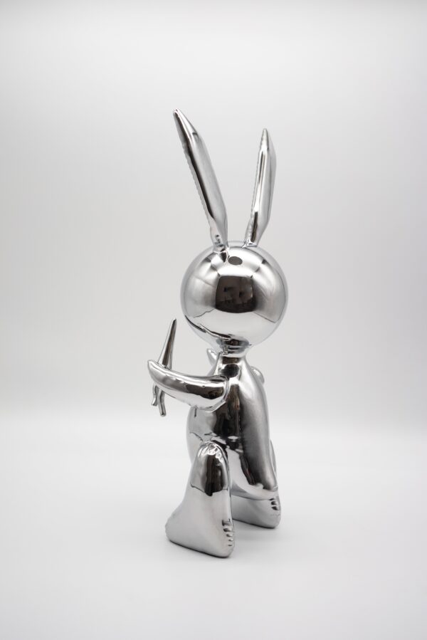 Balloon Rabbit XL Silver- Éditions Studio - Image 3