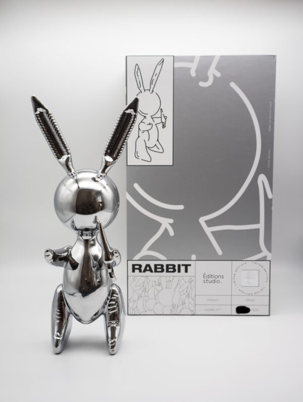 Balloon Rabbit XL Silver- Éditions Studio